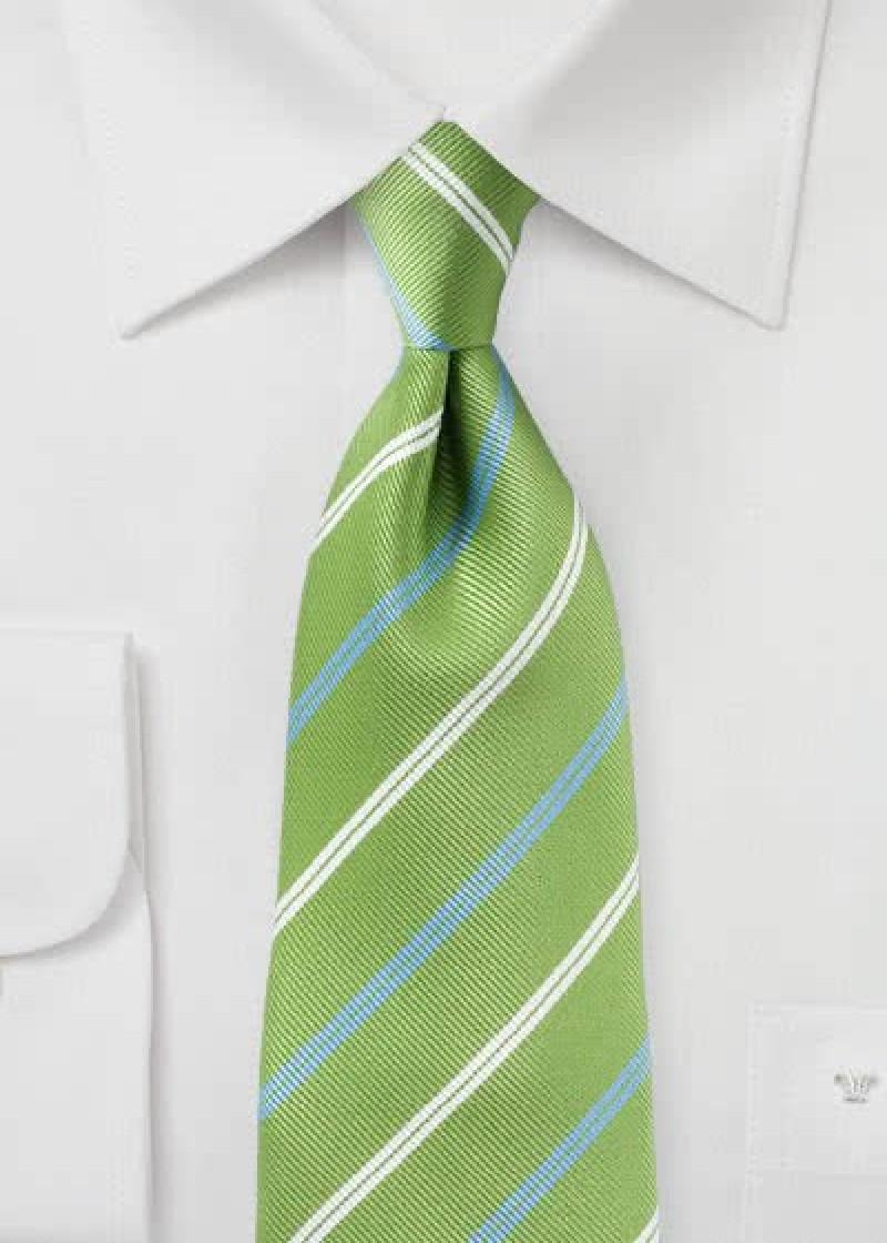 Cravatta Business Lines verde