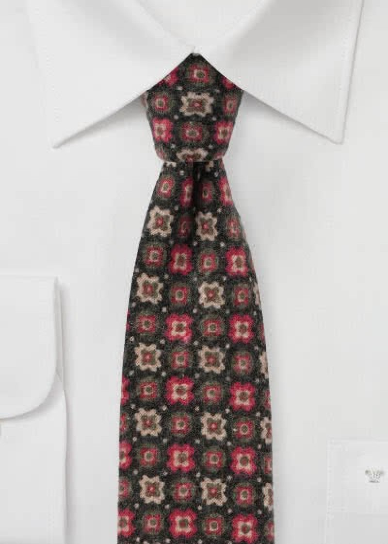 Ornamenti per cravatte da uomo grigio scuro