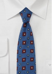 Cravatte ornamentali da lavoro blu pallido