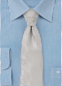 Cravatta business struttura felce grigio...