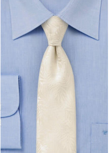 Cravatta Business Felce Struttura Avorio