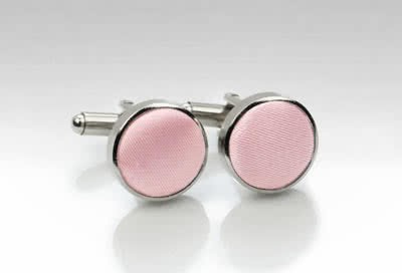 Gemelli in tessuto rosé