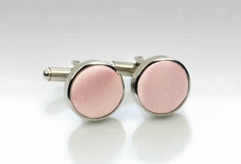 Gemelli in tessuto rosa