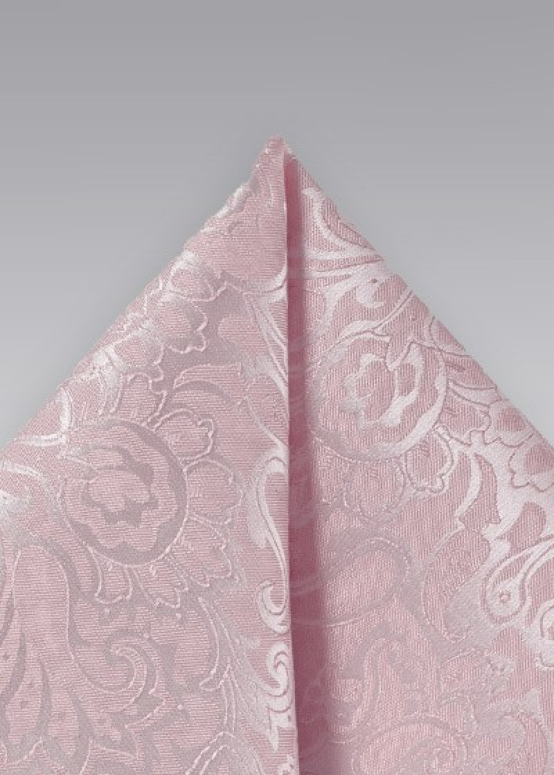 Sciarpa decorativa con motivo floreale blush-rosé