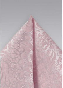 Kavaliertuch blush-rosé blumiges Motiv
