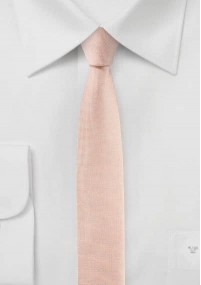 Cravatta stretta seta rosa